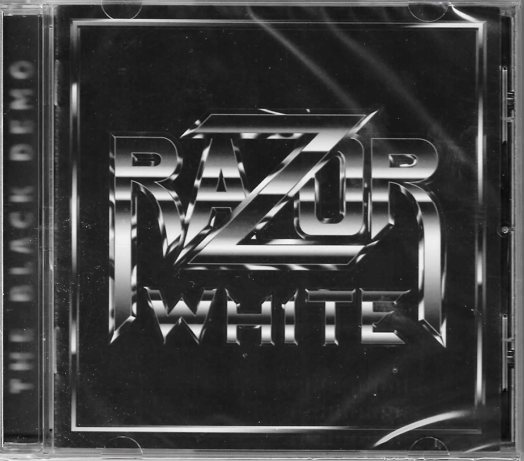 RAZOR WHITE – Razor White (The Black Demo) CD — Electric Shock Metal